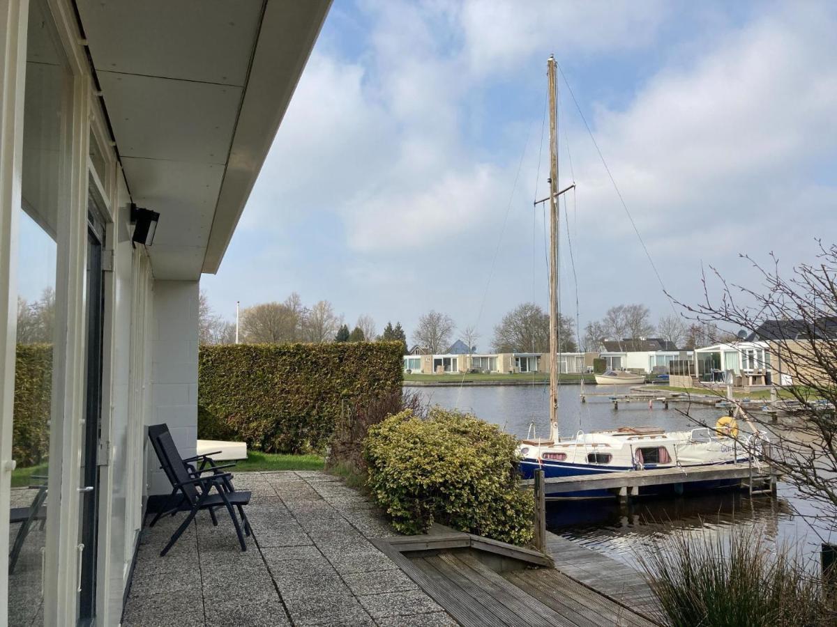 Waterfront Holiday Home With Jetty Boornzwaag over de Wielen Exterior foto